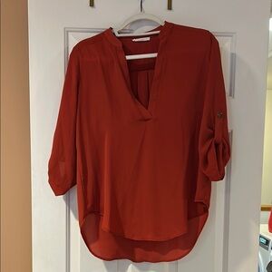 Lush Women's Red Blouse- sz S